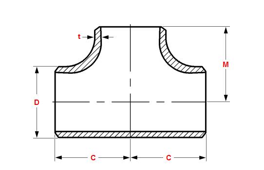 Gas Industrial Stainless Steel 306 SCH20S Pipe Fitting Tee 0